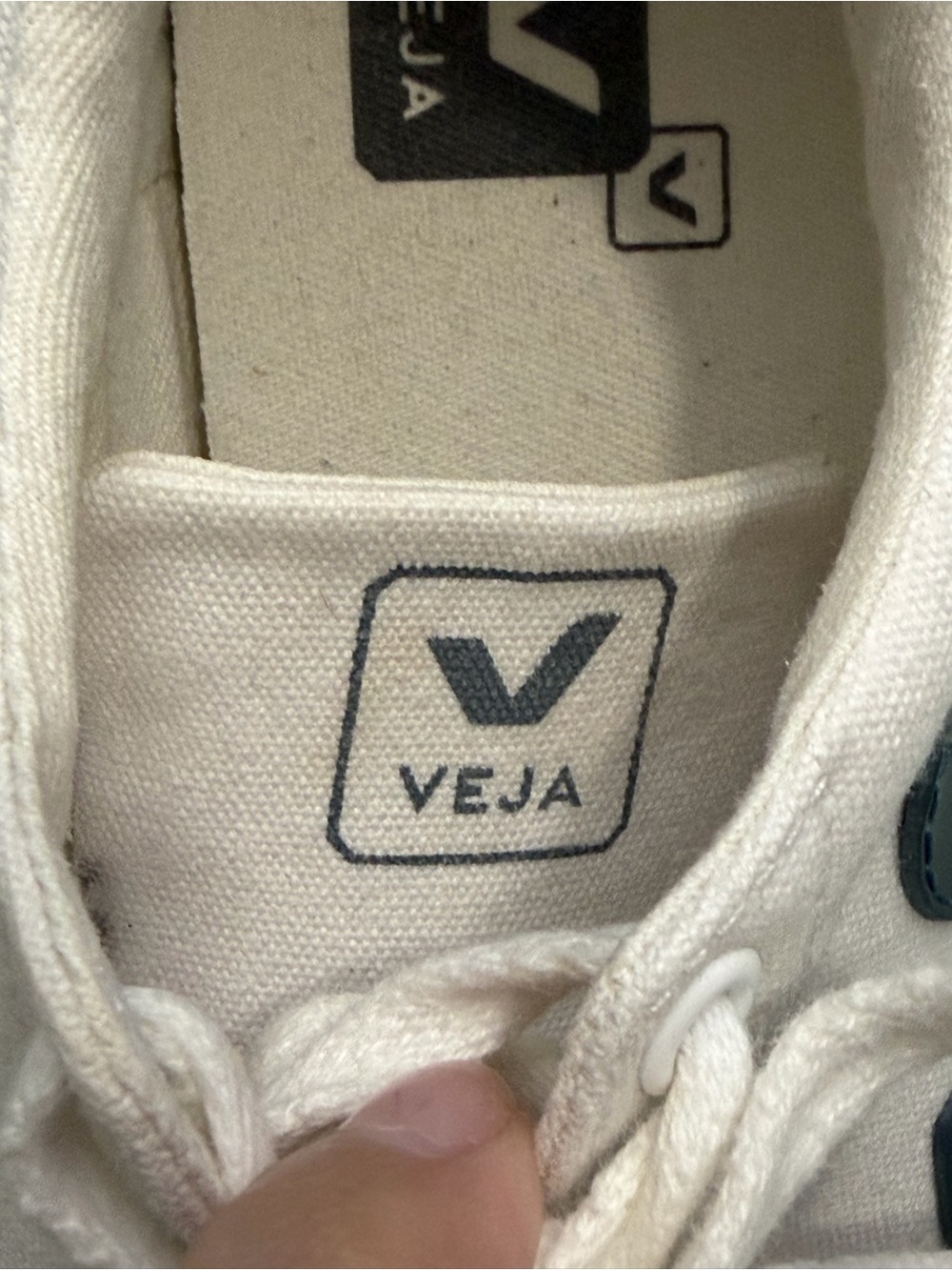 Veja Esplar SE Canvas Sneaker White Blue size 6 - Picture 5 of 10